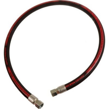 ALLIANCE HOSE & RUBBER CO Ryco Hydraulic Hose Assembly, 1 In. x 12 In. 5000 PSI, F+F JIC, Isobaric Braid H5016D-012-70407040-2121
